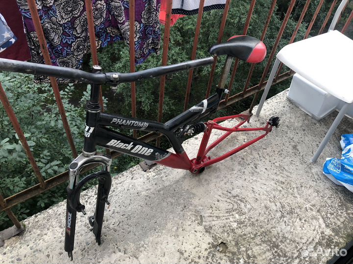 Рама от велосипеда black one