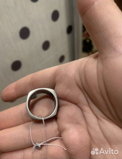 Серебряное кольцо новое Чертополох