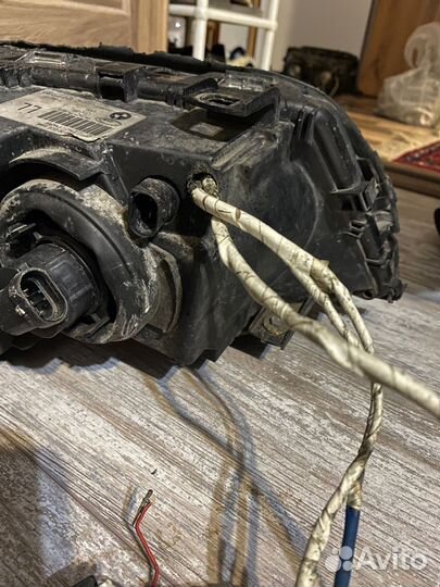 Ориг. Фара левая bmw е46, линза (седан)