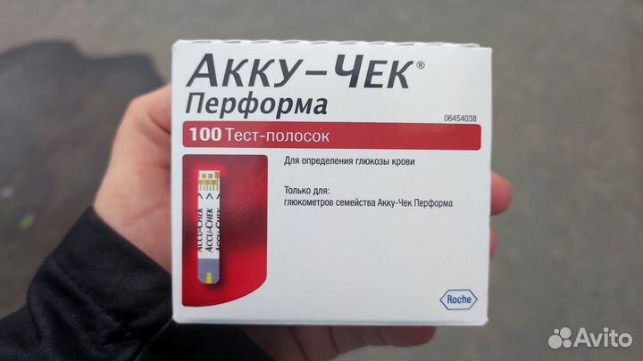 Тест полоски акку чек перформа