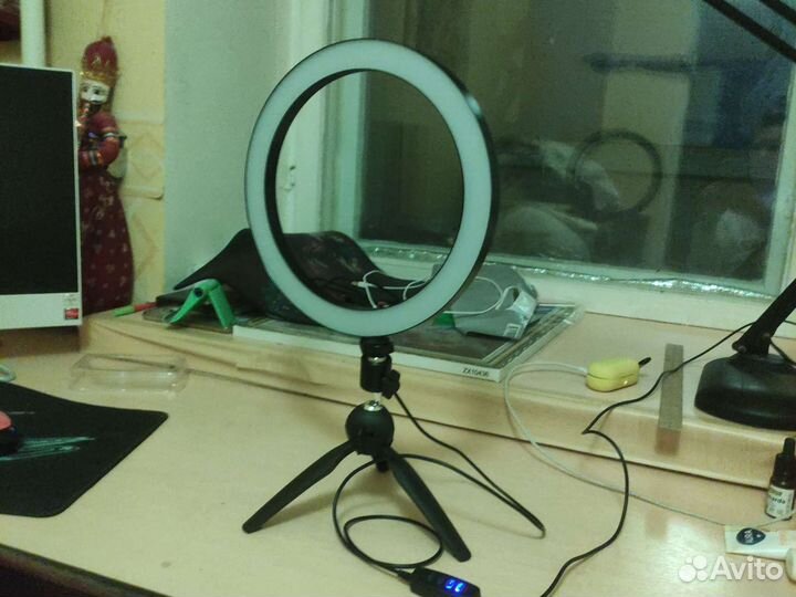 Лампа кольцевая 25см