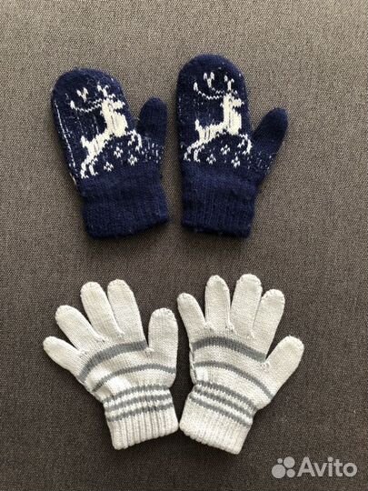 Варежки, перчатки, шапка зимняя для мальчика