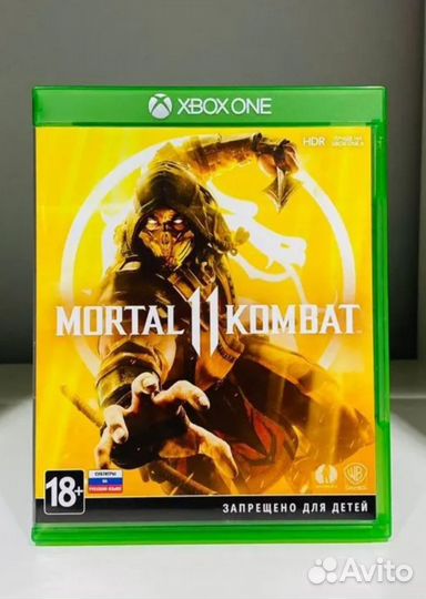 Диск xbox one Mortal kombat 11