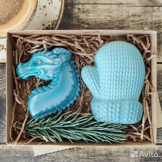 Мыло ручной работы,дракон из мыла