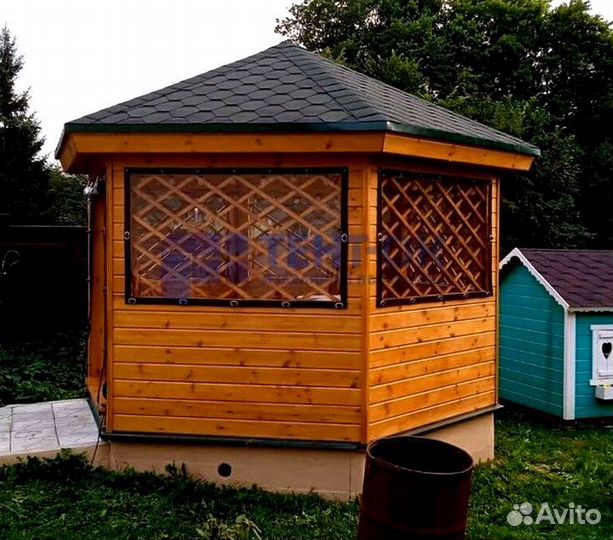 Жидкие окна для беседки – только доставка