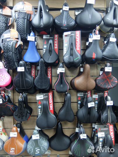 Седло спортивное MTB, в ассортименте