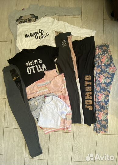 Детские вещи пакетом для девочки (134-140)