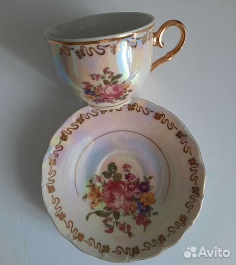 Чайные пары разные и сервиз Богдановичи СССР