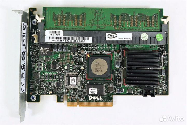 Контроллер dell 5/i SAS PCI-E 8x 1xSFF 8484 0/1