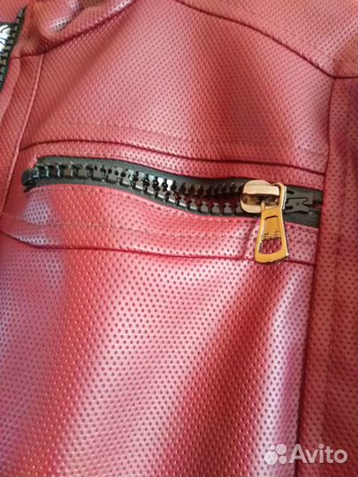 Куртка кожаная (утеплённая новая