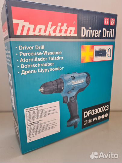 Дрель шуруповерт makita DF0300