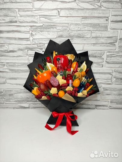 Мужской, мясной, съедобный букет