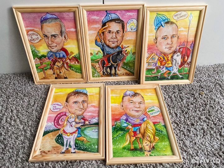 Шаржи на заказ по фото