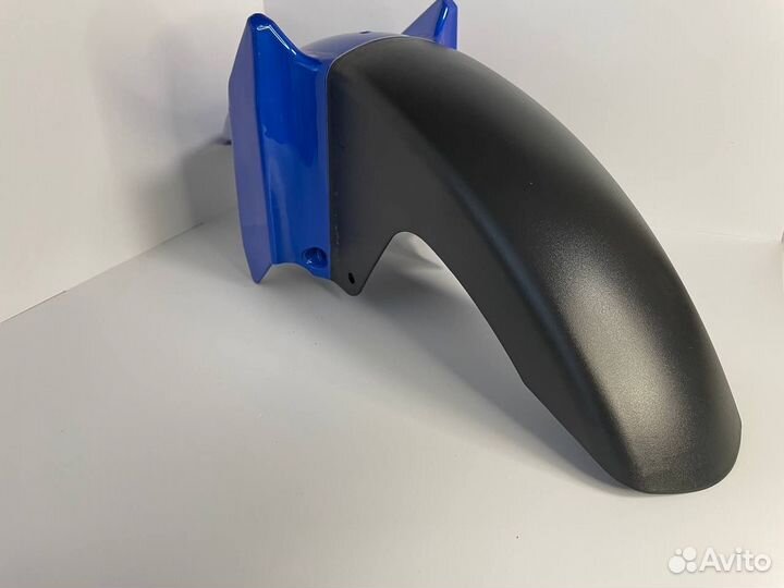 Крыло мопед пластик Синее Motoland