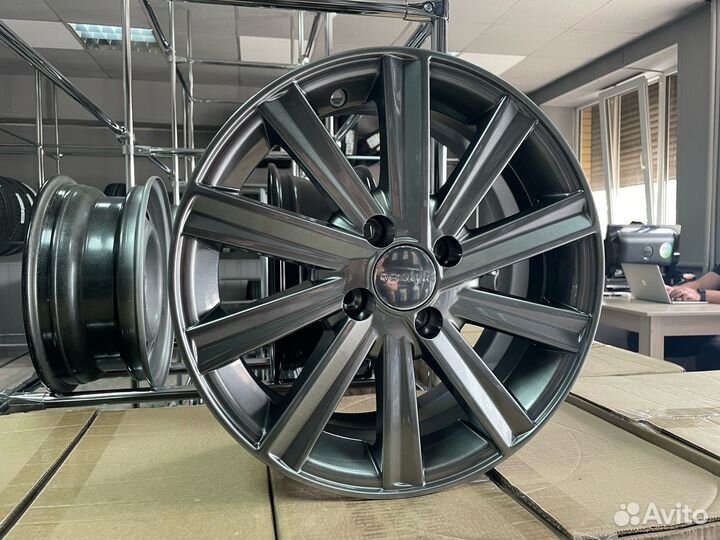 Диски литые R15 4/98 кик Камрик Дарк Платинум