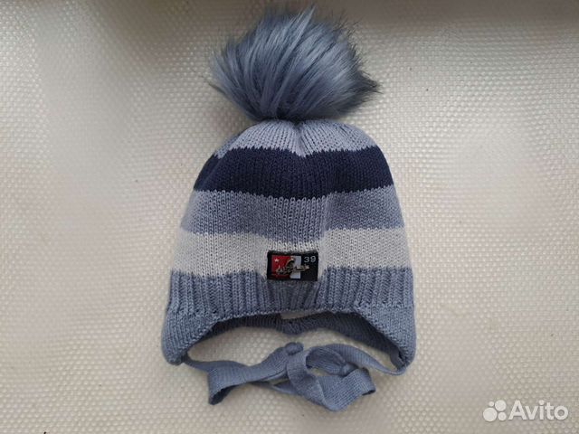 Шапка зимняя для мальчика на 1 год