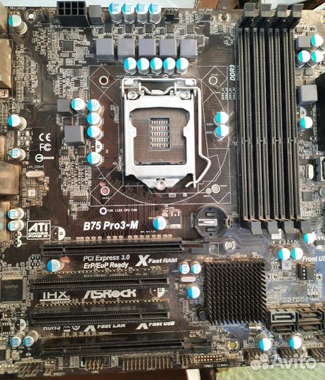 Материнская плата 1155