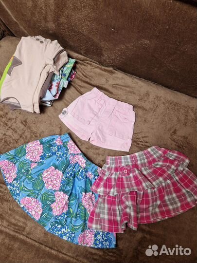 Вещи пакетом на девочку 86 92 98