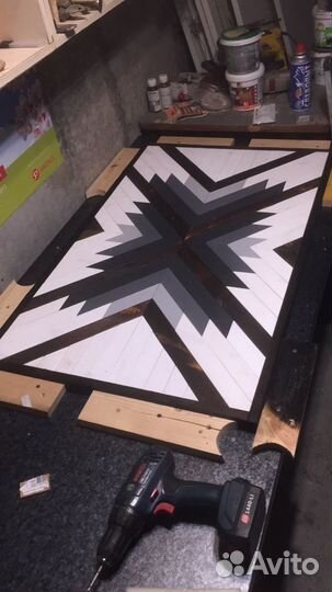 Картина, панно из дерева