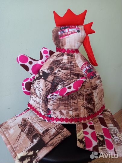 Грелка на чайник Петушок