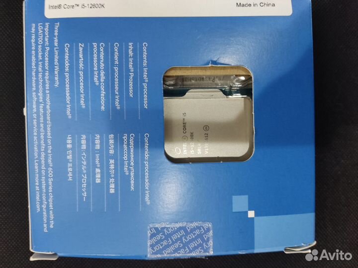 Процессор intel core i5 12600k