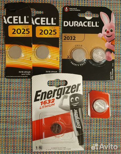 Батарейки Duracell 2032/2025