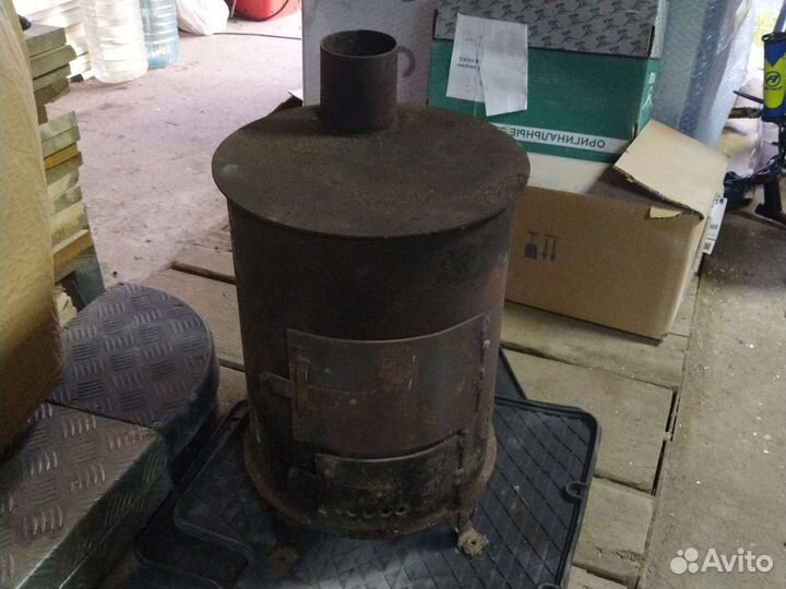Печь буржуйка армейская