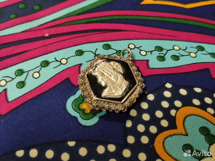 Серебряный кулон СССР