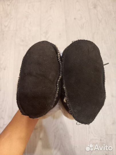 Пинетки зимние детские из овчины 17-18 размер