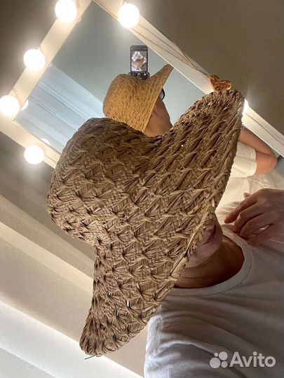 Шляпа кепка фетровая пляжная