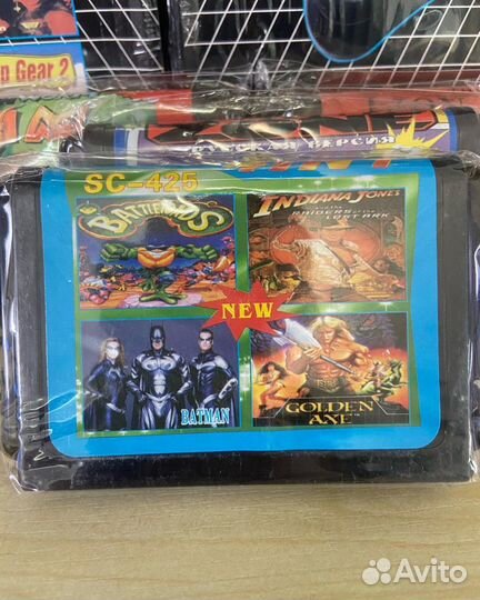 Картриджи для sega mega drive 2