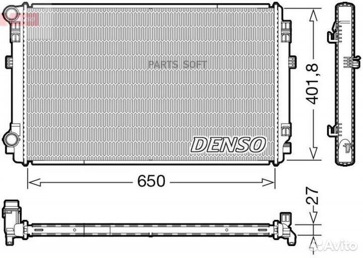 Радиатор audi A3 (8V) 12- / Convertible (8V7) 13