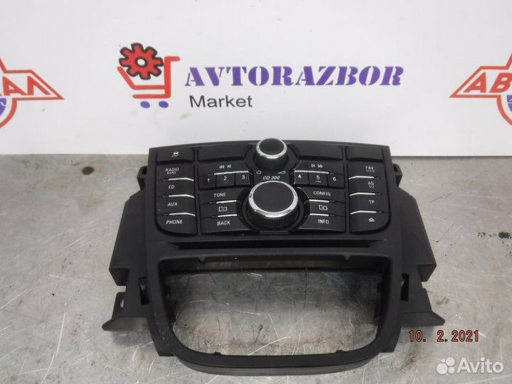 Блок управления магнитолой Opel Meriva A14NET 2012