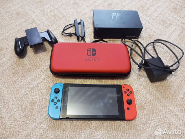 Nintendo switch rev 2 прошитая купить в Гусеве | Электроника | Авито