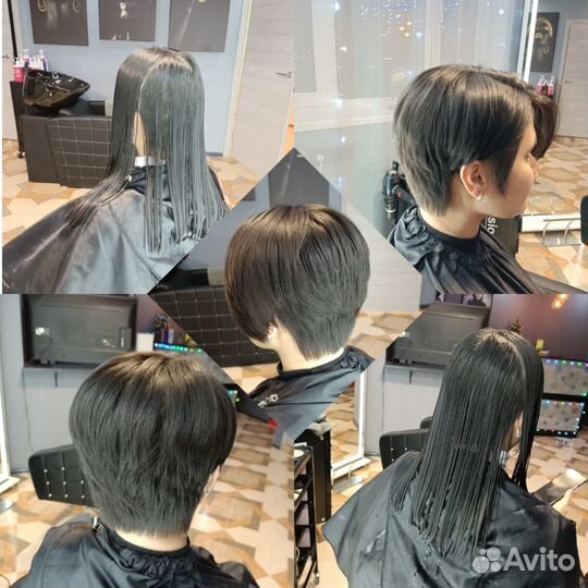 Окрашивание волос, стрижки, бритье