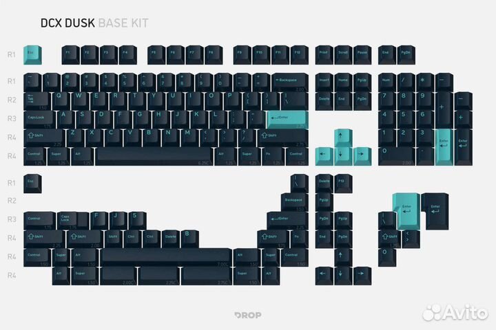 Кейкапы Drop DCX Dusk