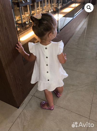 Сарафан из муслина для девочки