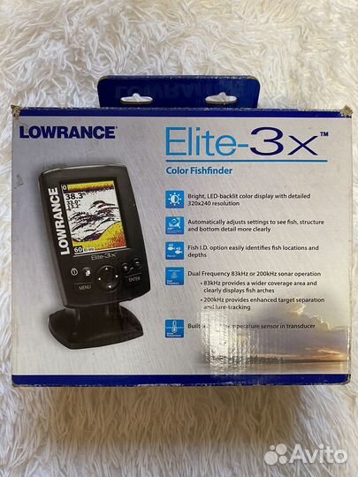 Эхолот lowrance elite 3x