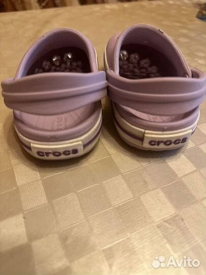 Шлепки детские crocs 22