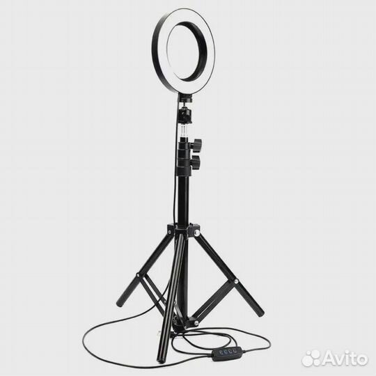 Кольцевая лампа со штативом 26 см