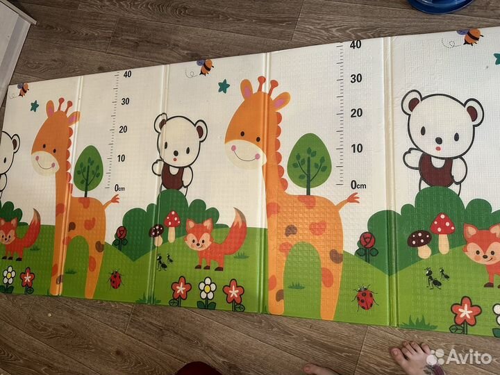 Детский игровой коврик складной