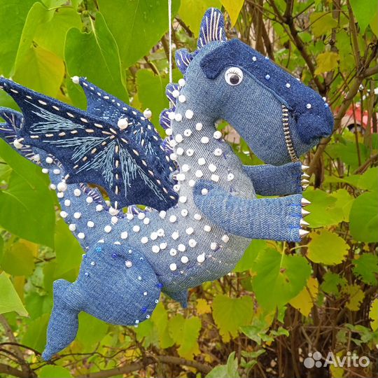Дракон джинсовый