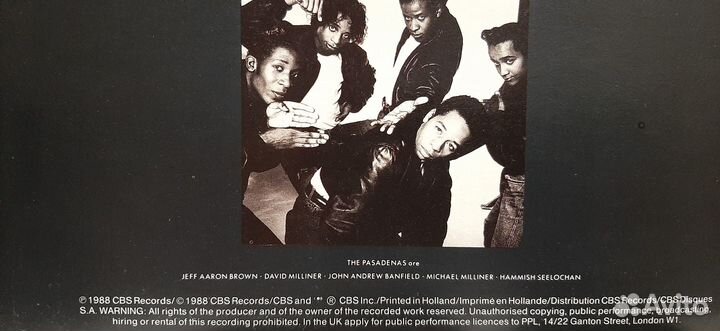 The Pasadenas - To Whom It May Concern 1988