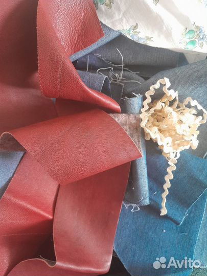 Набор отрезы и лоскуты ткани д/пошива и рукоделия