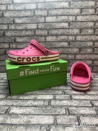 Женские Сабо Crocs Bayaband Clog Pink