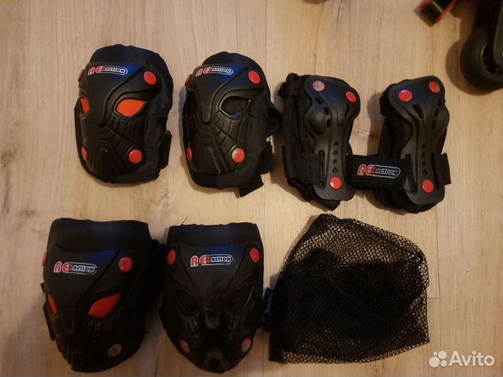 Роликовые коньки 32-34, лонгборд, ролики на пятку