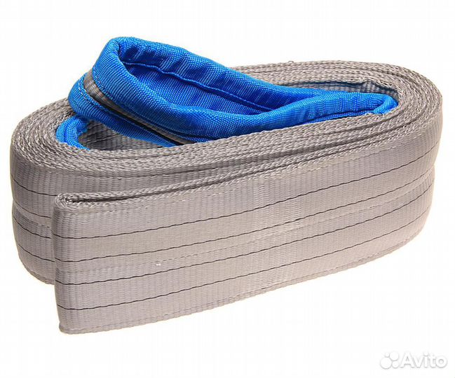 Трос буксировочный 42т 5м-120мм ленточный (петля-п