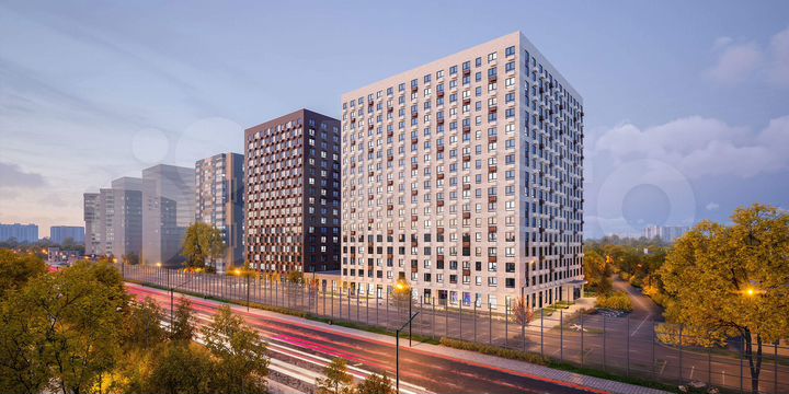 1-к. квартира, 43,4 м², 4/17 эт.