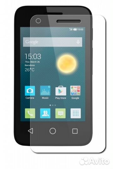 Защитное стекло к Alcatel Pixi 3 OT4009 (0.3мм, 9H