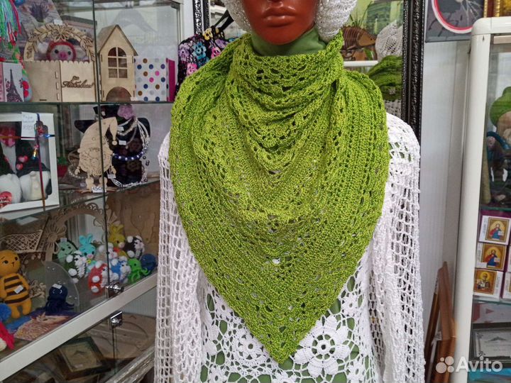 Бактус, шаль, косынка